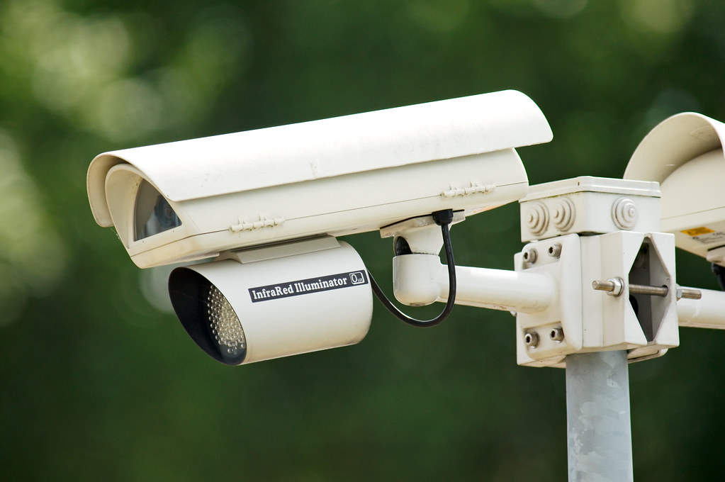 Figure 1: “Caméra de vidéo-surveillance” by zigazou76 is licensed under CC BY 2.0